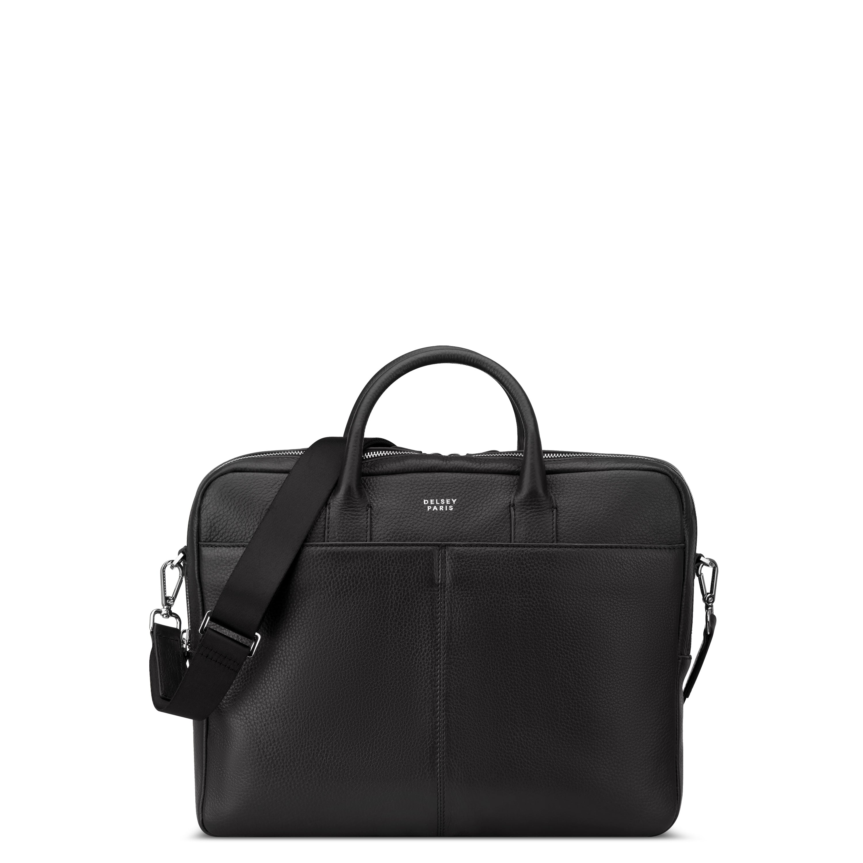 LE CUIR GRAINÉ - SAC 2 COMPARTIMENTS 15,6"