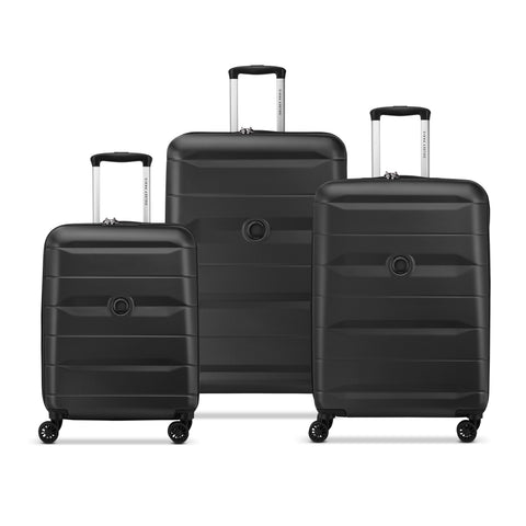 COMETE 4 - Set 3 Valises extensibles (L-76cm) (M-67cm) (S Slim-55cm)
