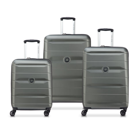 COMETE 4 - Set 3 Valises extensibles (L-76cm) (M-67cm) (S Slim-55cm)