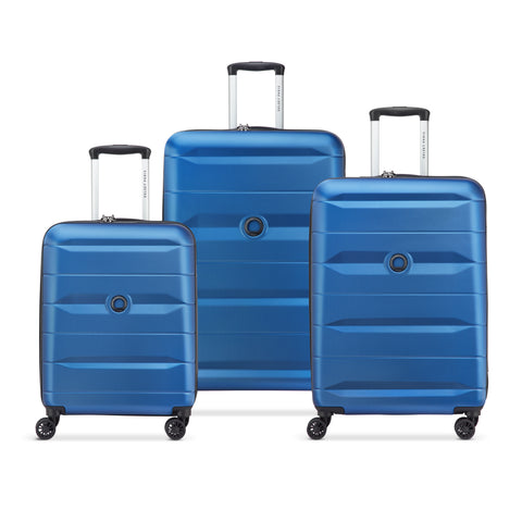 COMETE 4 - Set 3 Valises extensibles (L-76cm) (M-67cm) (S Slim-55cm)