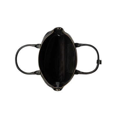 Le Cuir Grainé - Sac cabas zippé