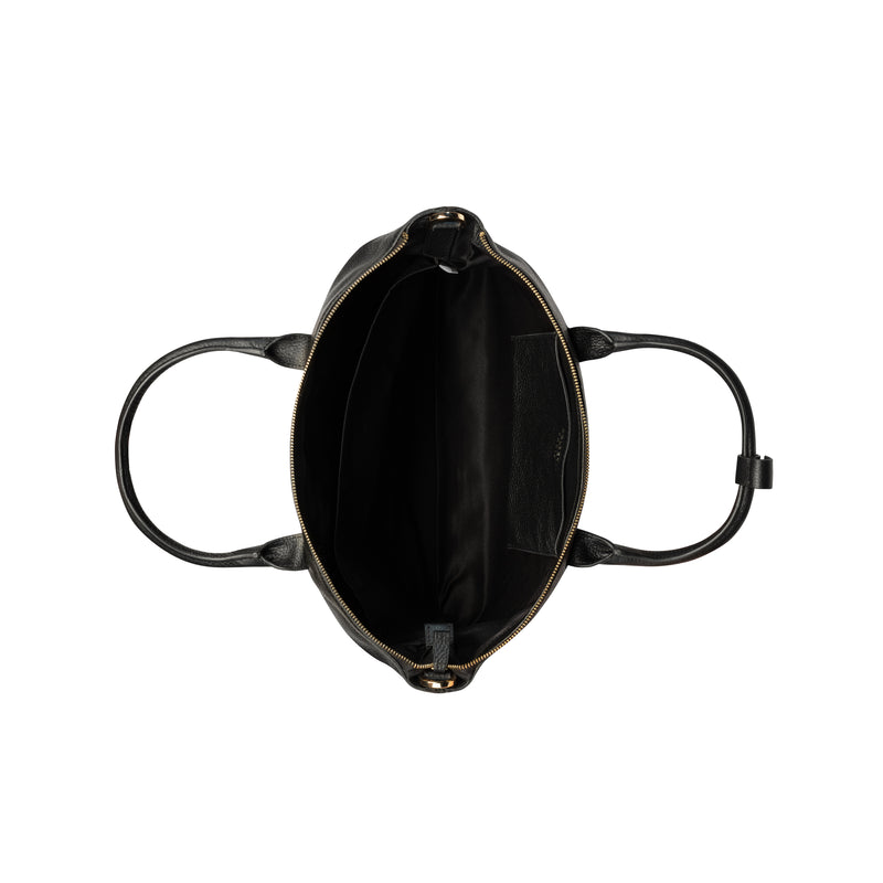 Le Cuir Grainé - Sac cabas zippé