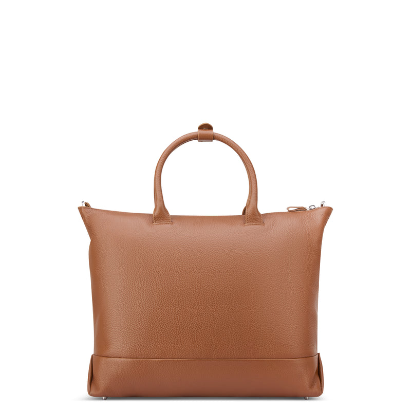Le Cuir Grainé - Sac cabas zippé