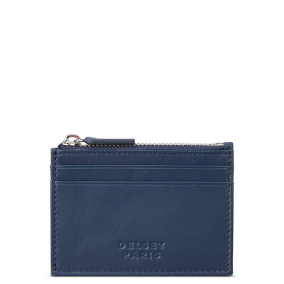 LE CUIR LISSE - PORTE CARTES/MONNAIE ZIPPÉ