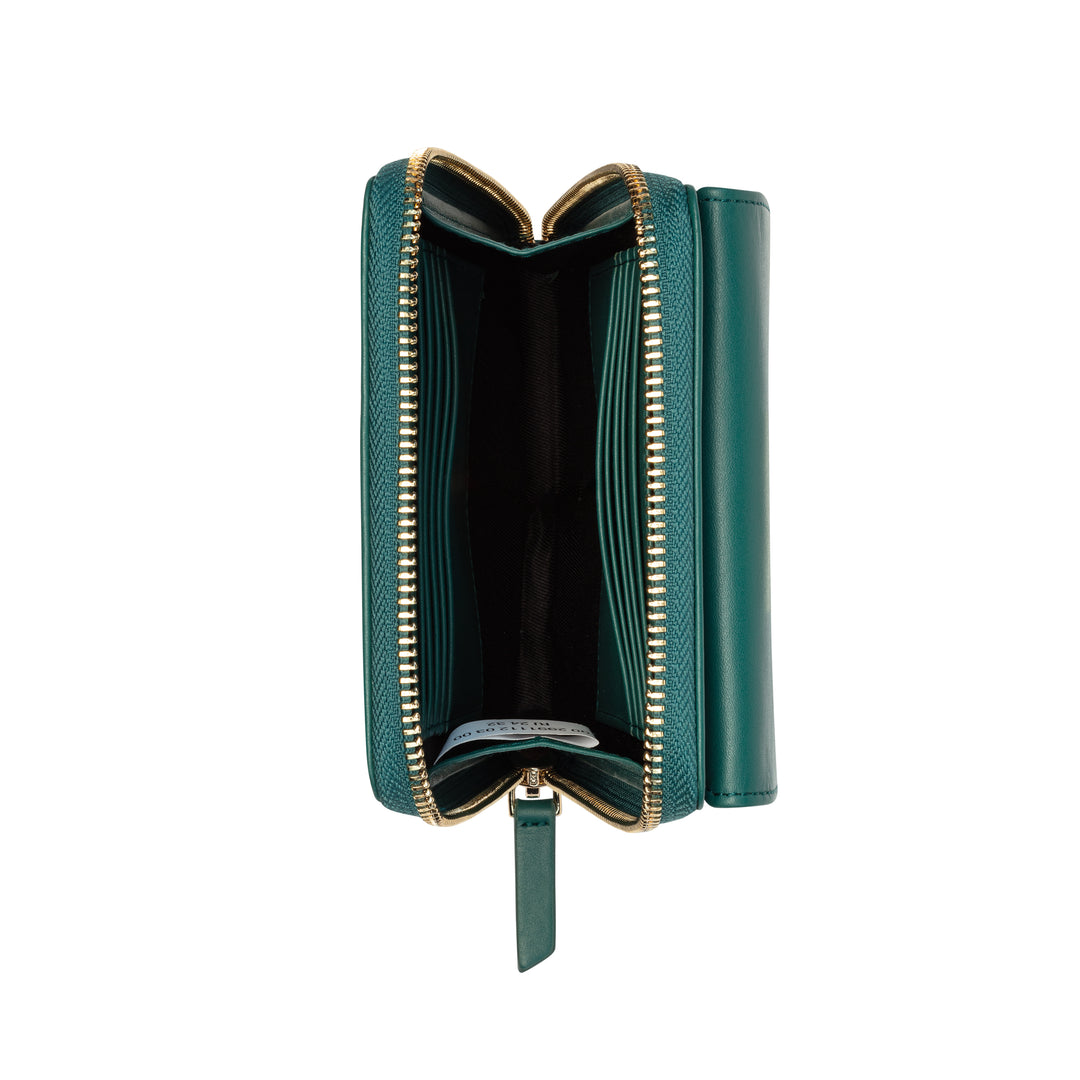 Petit Sac Bandoulière Miss Selfridge Vert D'eau - Détails Dorés - Occasion Comme Neuf