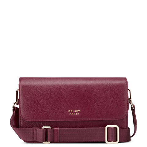 Le cuir grainé - Mini sac avec bandoulière