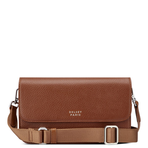 Le cuir grainé - Mini sac avec bandoulière