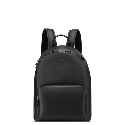 Le cuir grainé - Sac à dos en cuir avec 2 compartiments