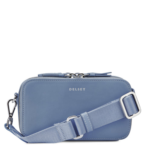 Le cuir lisse - Mini pochette avec bandoulière