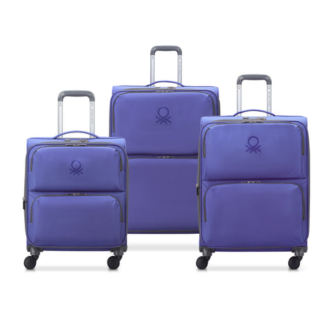 UCB SOFTSIDE - Set 3 Valises Extensibles (L-76cm) (M-66cm) (S SLIM-55cm)