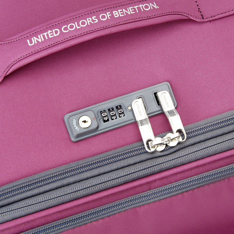 UCB SOFTSIDE - Set 3 Valises Extensibles (L-76cm) (M-66cm) (S SLIM-55cm)