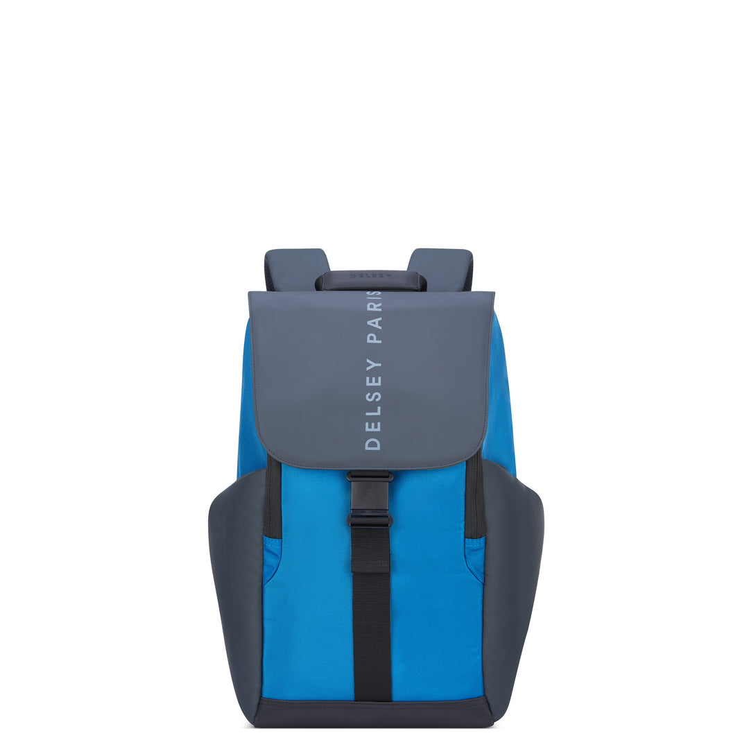 Sac à Dos Delsey Paris Securflap Noir - Ordinateur RFID - 20-29L