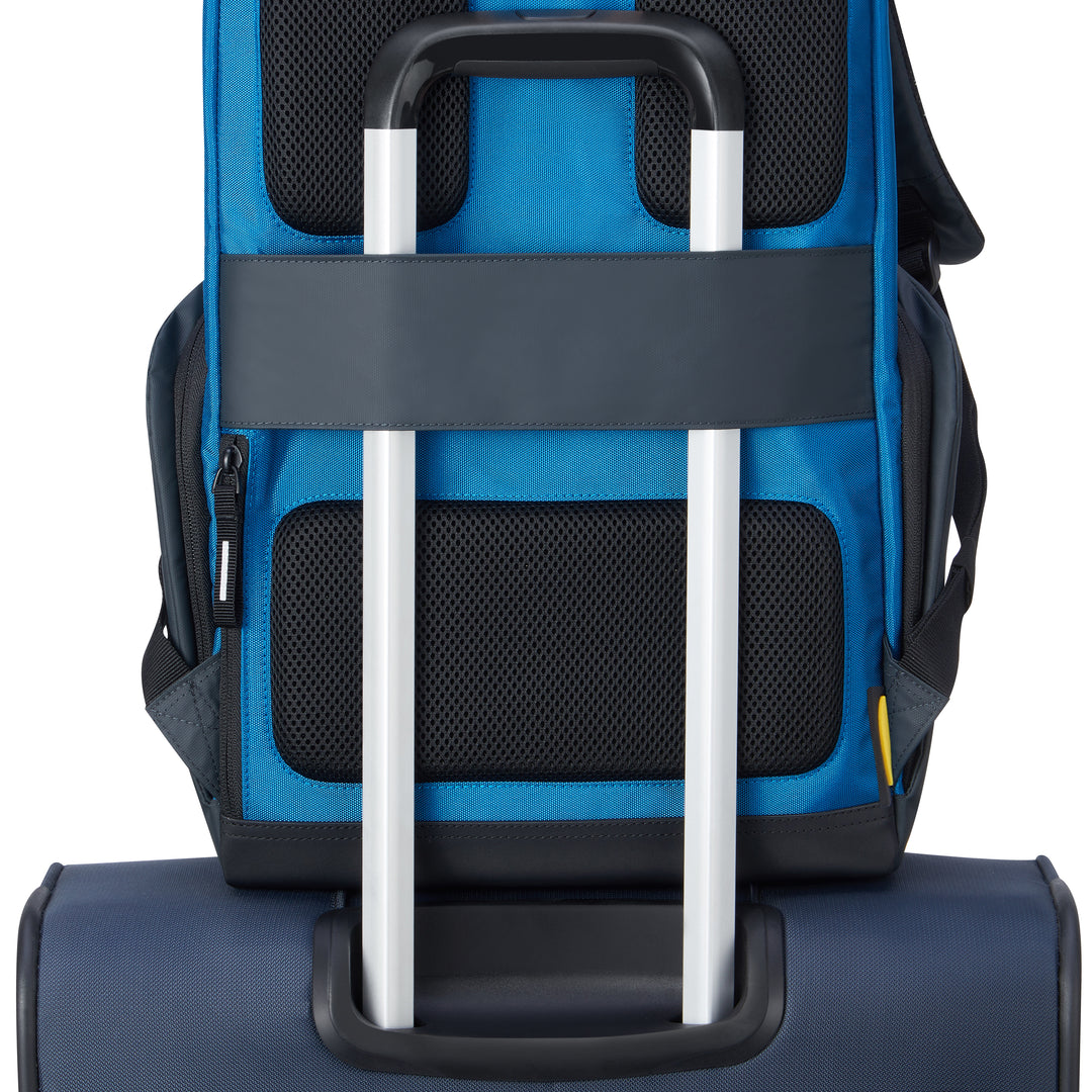 Sac à dos - DELSEY PARIS - Securflap Backpack - Vert/bleu